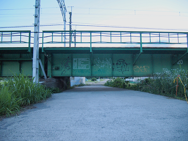 府中多摩川かぜの道からの多摩川橋梁と富士山【とある街の風景392】3