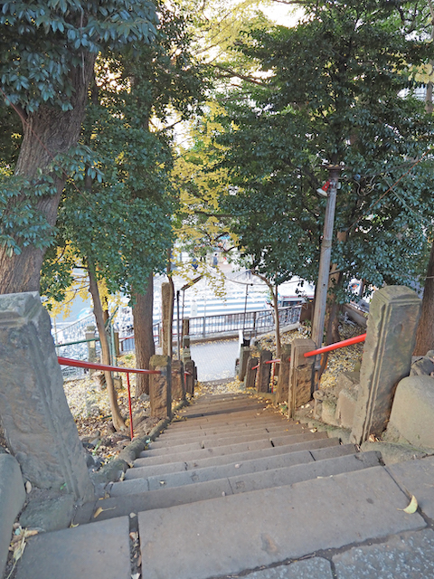 八景天祖神社の階段(男坂?)2