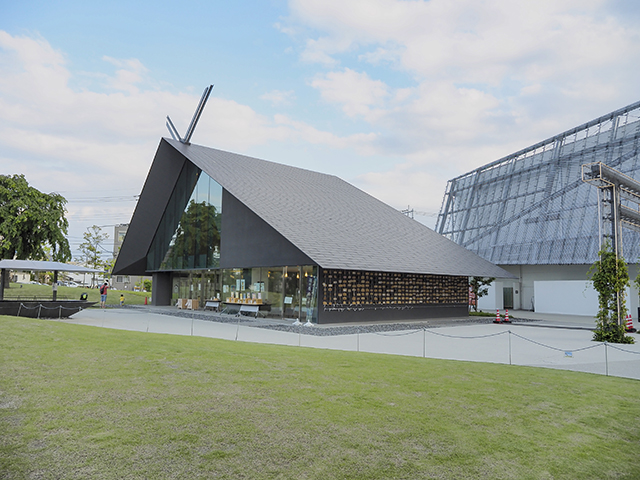 角川武蔵野ミュージアムと武蔵野坐令和神社の建物めぐり2