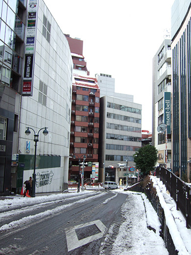渋谷雪景2014_03