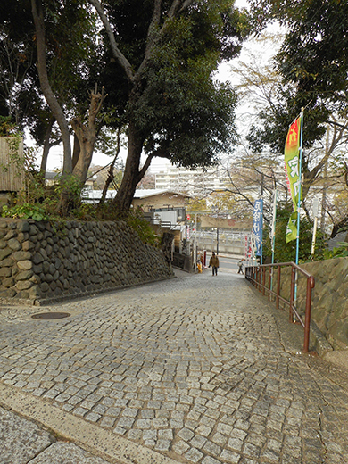 多摩川浅間神社の男坂?7