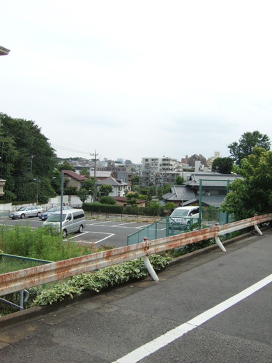 大田区立郷土博物館の北側にある眺望坂2