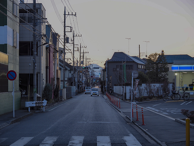 戸倉通りからの富士山ビュー(とある街の風景331)3