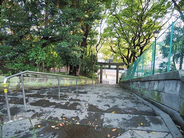上野東照宮の階段1
