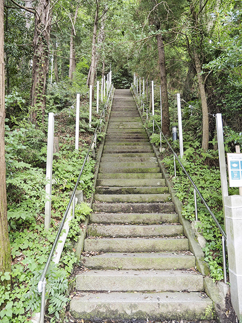 穴澤天神社への急階段6