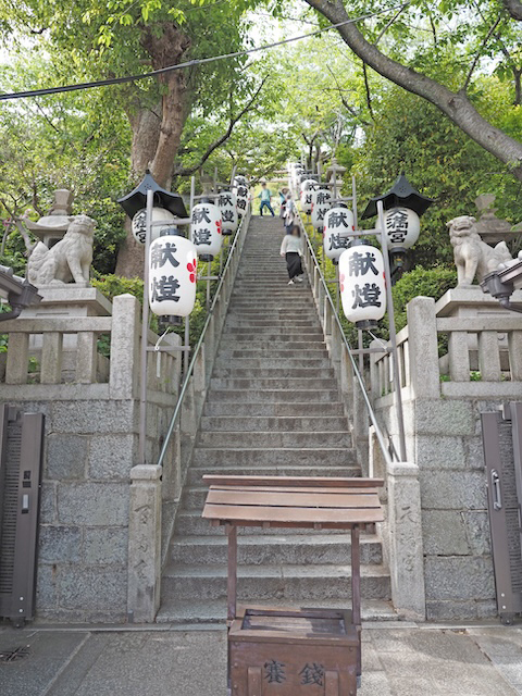 北野天満神社の階段1