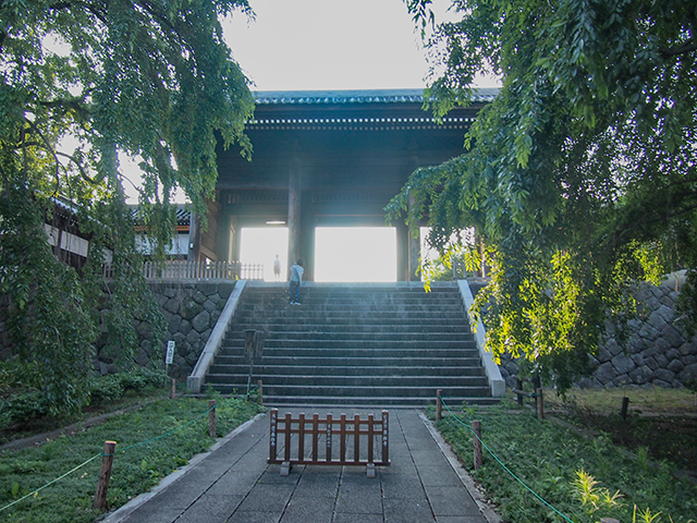 東郷寺の階段と山門2+