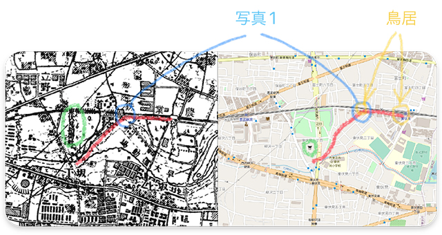 東伏見稲荷神社の参道と階段2b