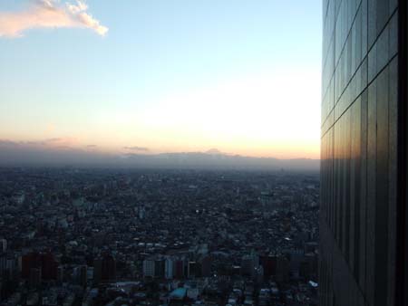 都庁からの富士山2