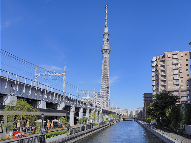 東京スカイツリーと北十間川(とある街の風景344)1