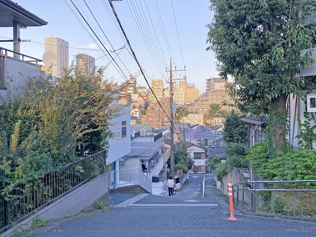 泉町1丁目の眺望坂1