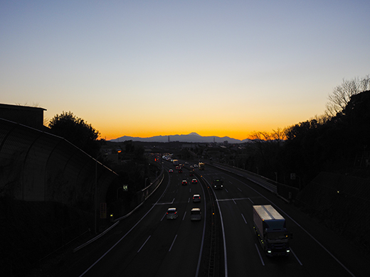 とある街の風景288(グランド橋からの富士山)