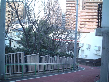 蛙坂_坂の途中