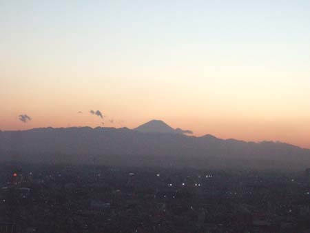 都庁からの富士山3