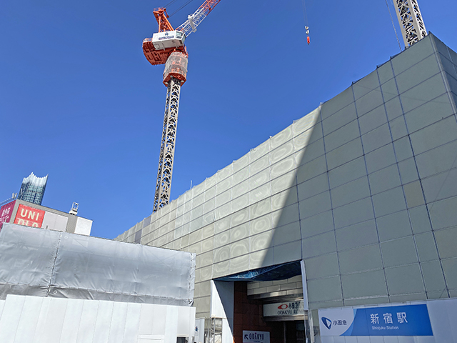 再開発が進行中。新宿駅西口の小田急のビルなくなる。【とある街の風景411】1