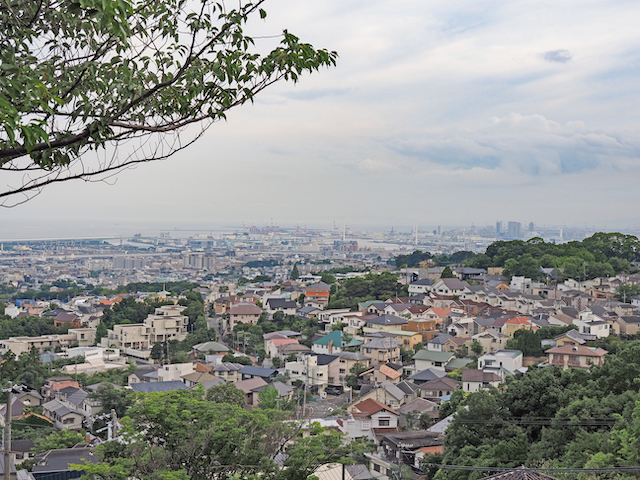 「苦楽園みはらし公園」前の眺望坂3