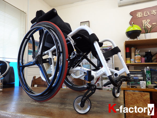 車椅子OX 3本スポークホイール アルミカーボン製 OX製 車椅子用