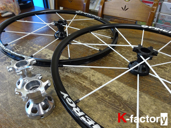 注意！スポーク損傷あり】スピナジー ホイール オーエックス