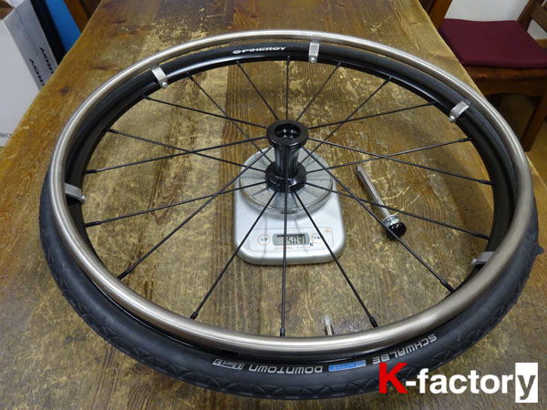 スピナジーLXLにパンテーラ用チタンハンドリム : Kファク商売日記
