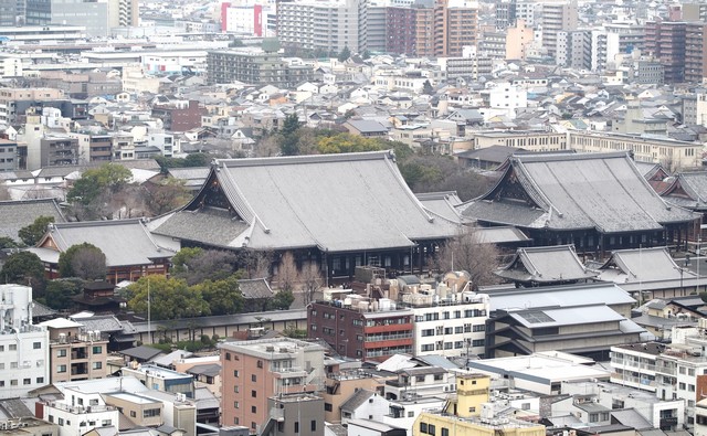 西本願寺_京都タワーから