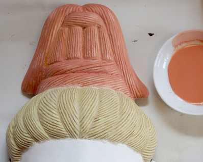 頭髪と垂髻のベース色