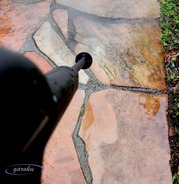 02.玄関先の石畳