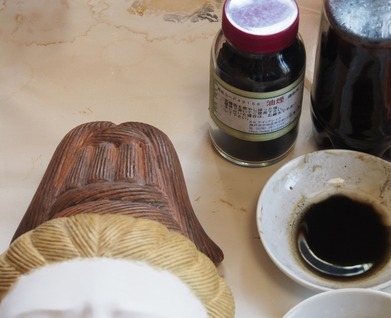 頭髪と垂髻の古色