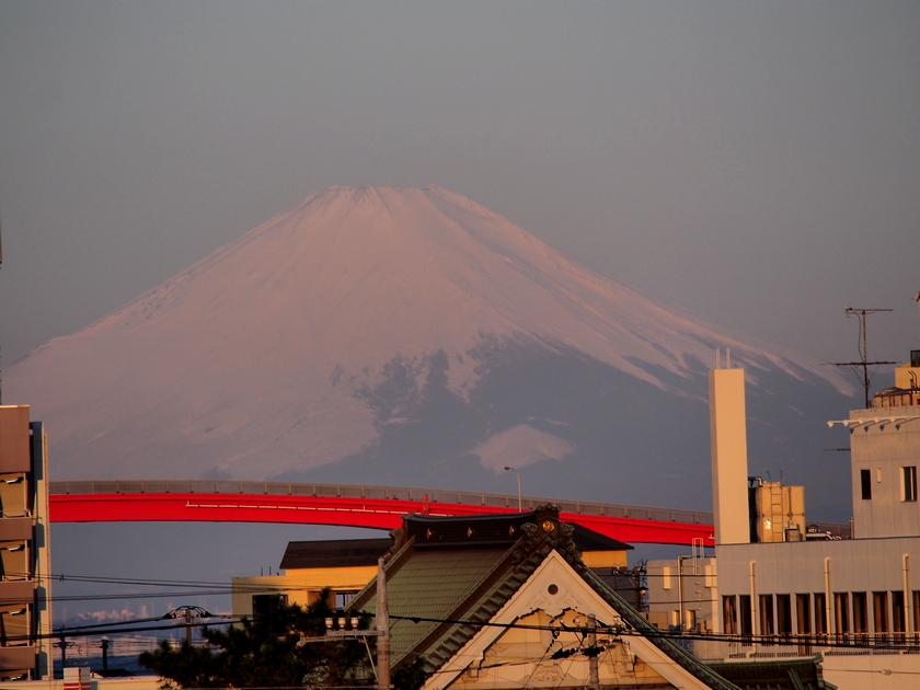 6.ホテルからの富士(2)