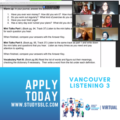 SSLC Vancouver Virtual