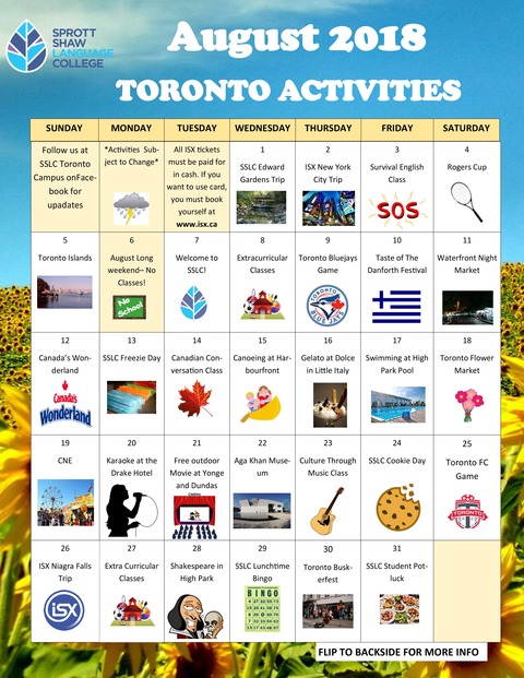 August-activities-Tronto
