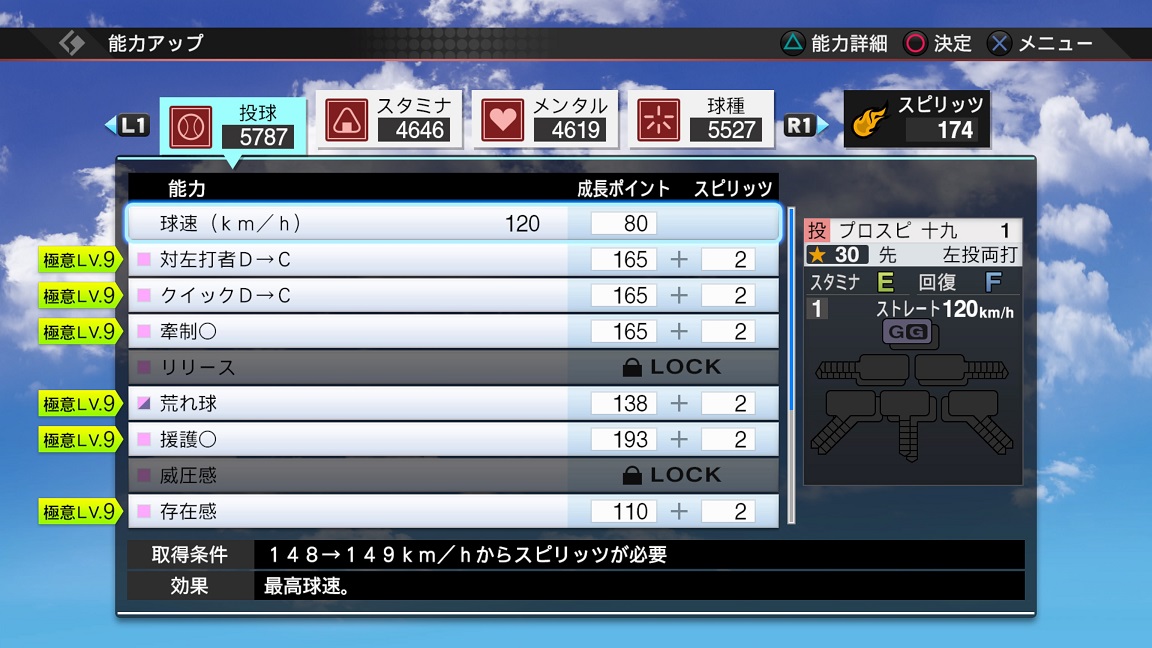 野手 甲子園 スピリッツ