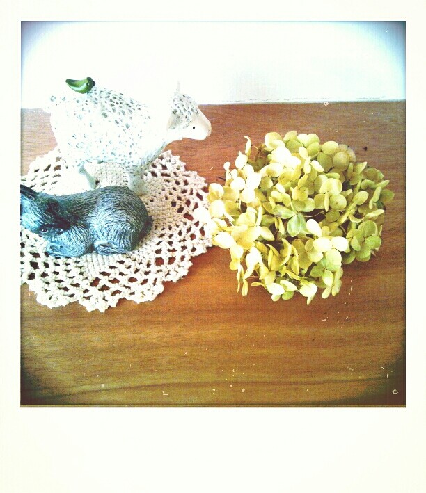 アナベルのリースとユーカリのリース 毎日つれづれ