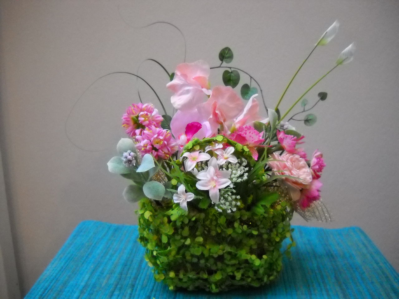 フラダンス用髪飾り皆さんの目に触れて気に入って頂けますように アレンジメント教室の大雨でも輝く作品 イタリア買付の思い 造花の店 アーティフィオーリ ミリア 京都市左京区山端大城田町27 8 090 6565 3253