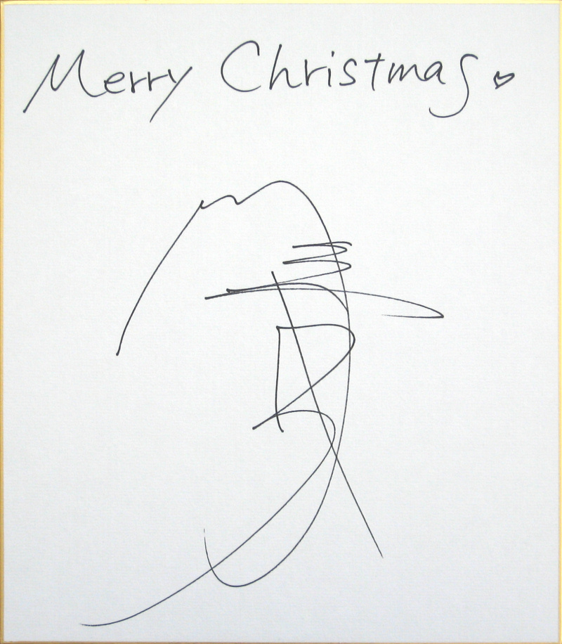 川嶋あい サイン色紙 川嶋あい 直筆サイン入り色紙 川嶋あい サイン