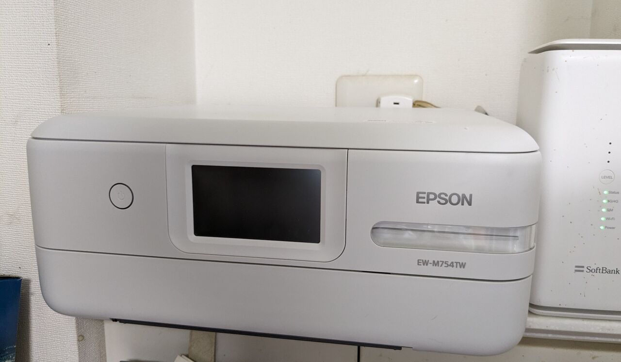 EW-M754TW　メンテナンスボックス交換済み 印刷枚数約2600枚 EW-M754TW メンテナンスボックス交換済み 印刷枚数約2600枚