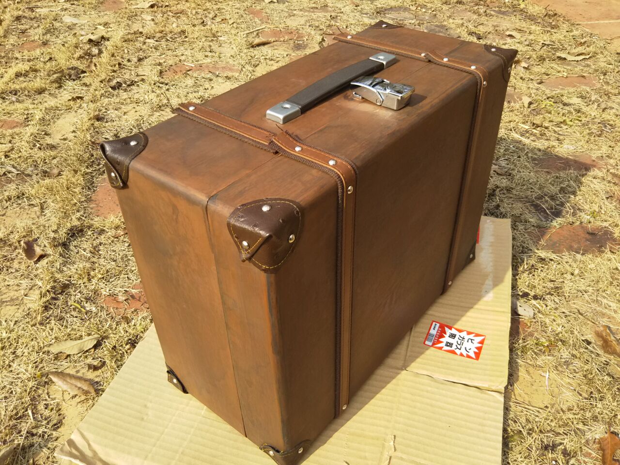 革トランク風 リアボックス（小）廉価版 完成品 (2020/2/3) 売切れ