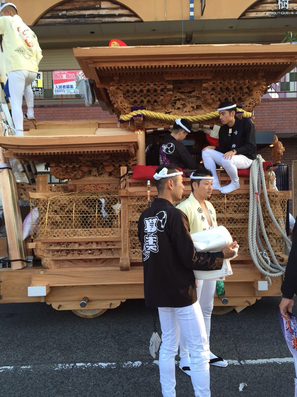 葛の葉町 入魂式 木彫前田工房