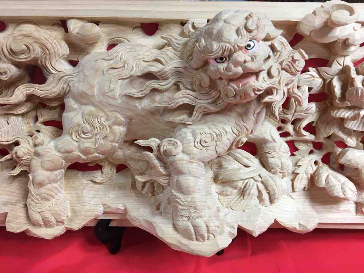 だんじり　ミニチュア　獅噛 だんじり彫刻の獅子噛 - 東大阪経済新聞