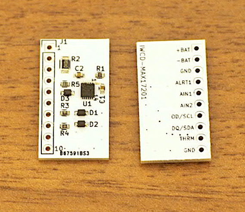 バッテリー残量計IC（MAX17201）のモジュール基板を作りました　〜KiCadでの設計作業編〜