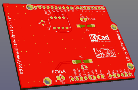 8ピンATtiny（AVRマイコン）の書き込み用Arduinoシールドのメイキング動画