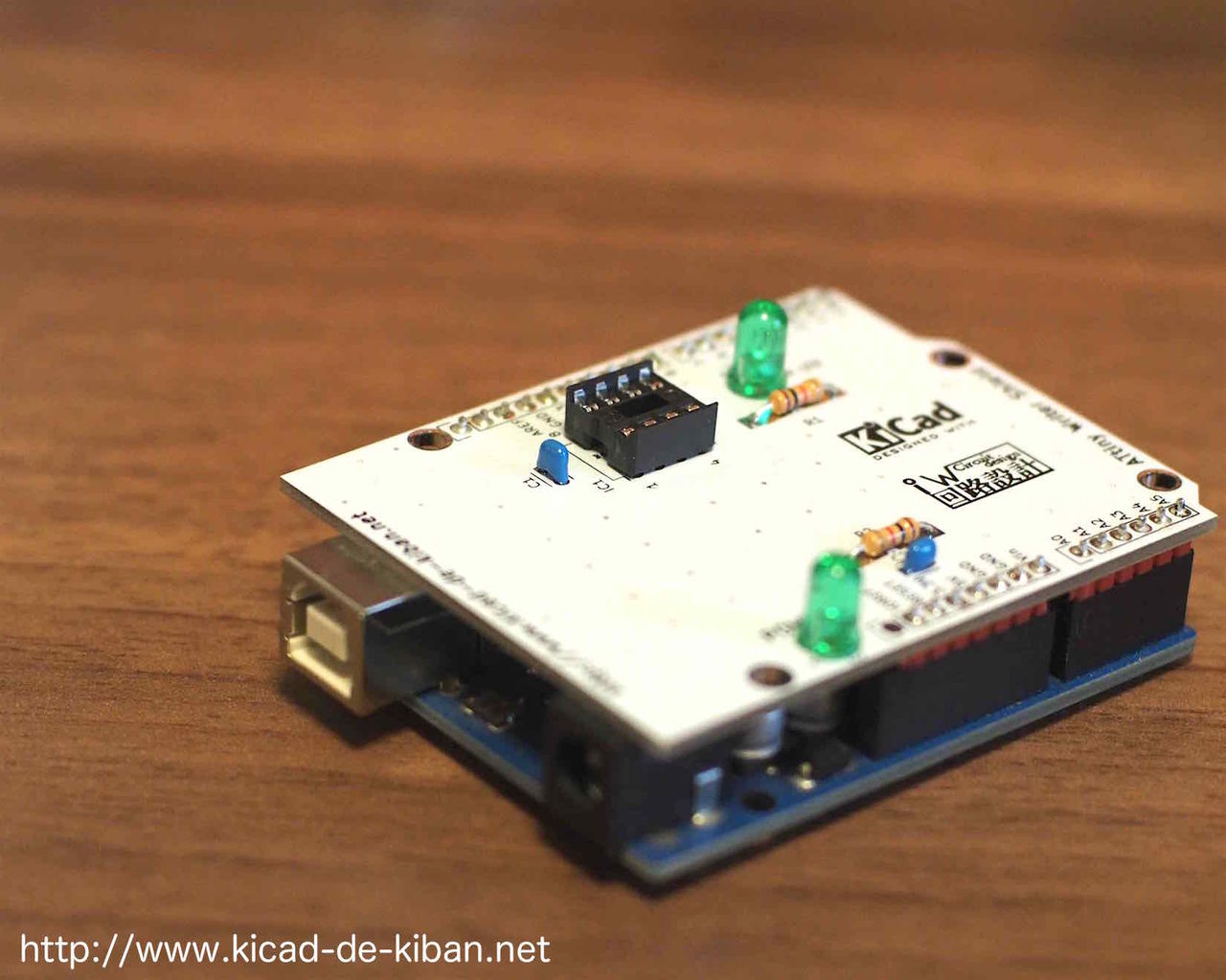 基板紹介編】8ピンATtiny（AVRマイコン）の書き込み用Arduinoシールド