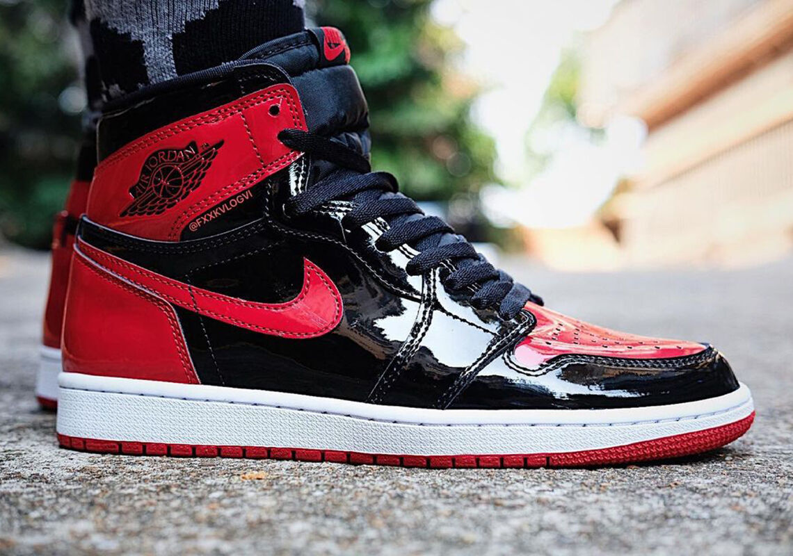 NIKE aj1 patent bred パテントブレッド