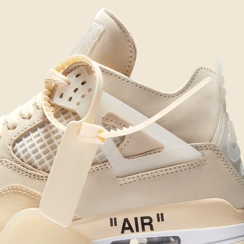 Off-White×Nike Air Jordan4  "Sail"26.5cm