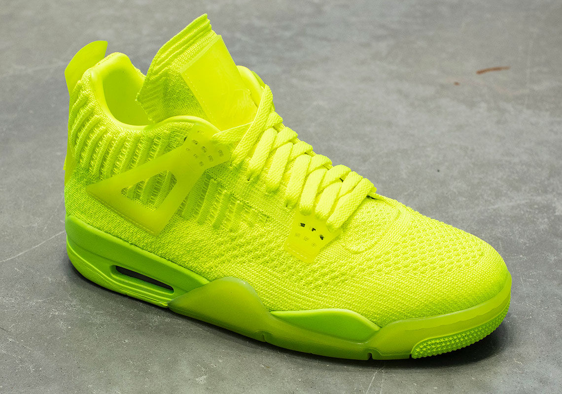 jordan 4 retro flyknit volt
