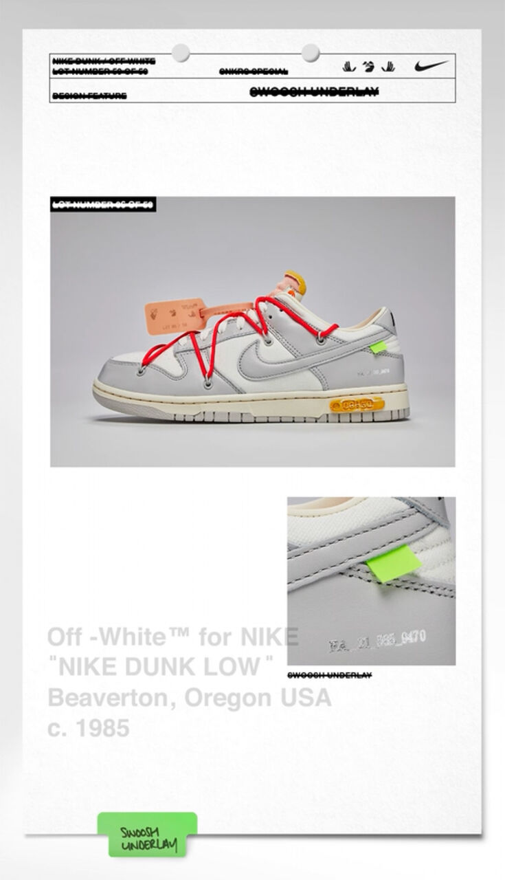 8/6更新】Off-White x Nike Dunk Low The 50【8/9〜限定アクセス 8/6更新】Off-White x Nike Dunk Low The 50【8/9〜限定アクセス