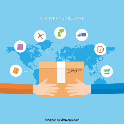 international-delivery-concept-with-flat-design_23-2147672270