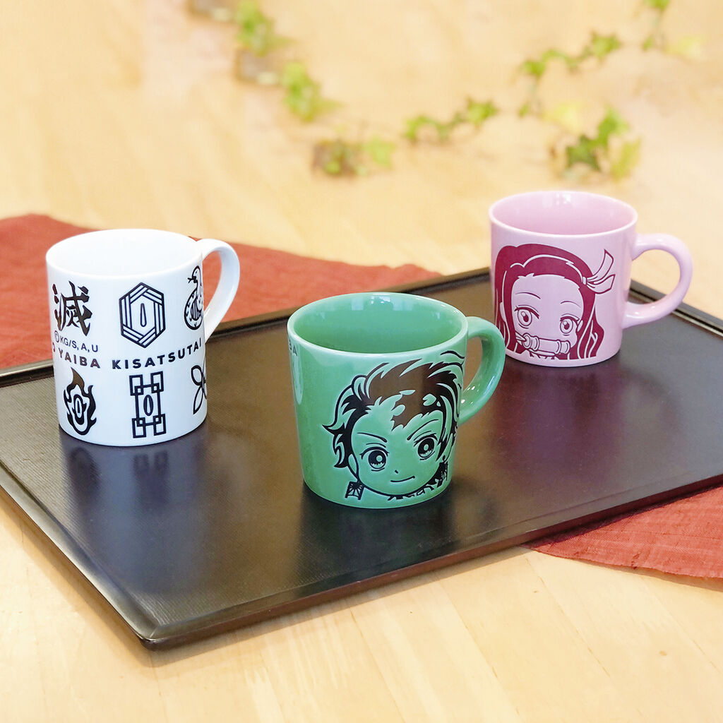 こども陶器博物館 新商品 鬼滅の刃 撥水マグシリーズができました