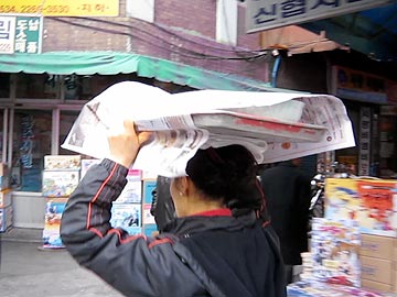 頭で運ぶ人 : ヨコ旅