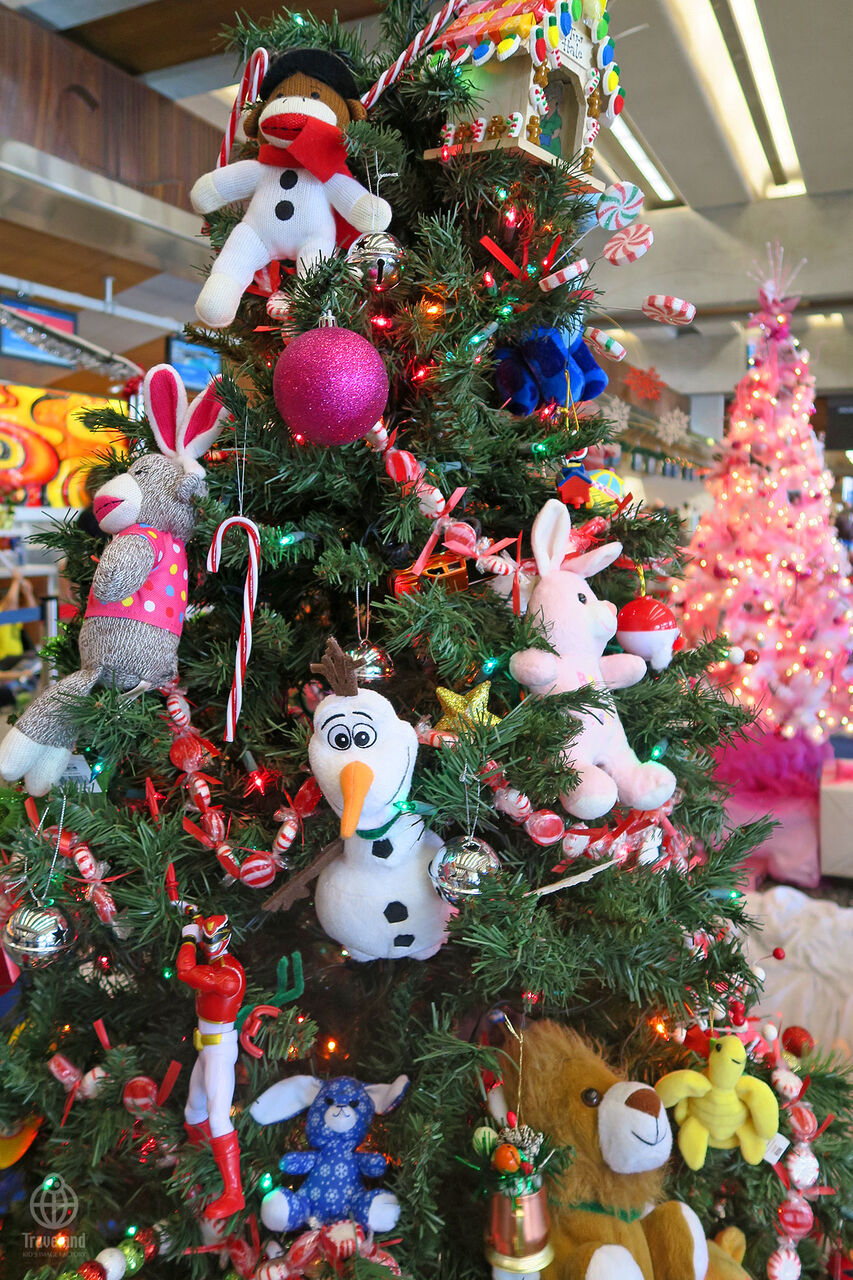 クリスマスツリー ヨコ旅