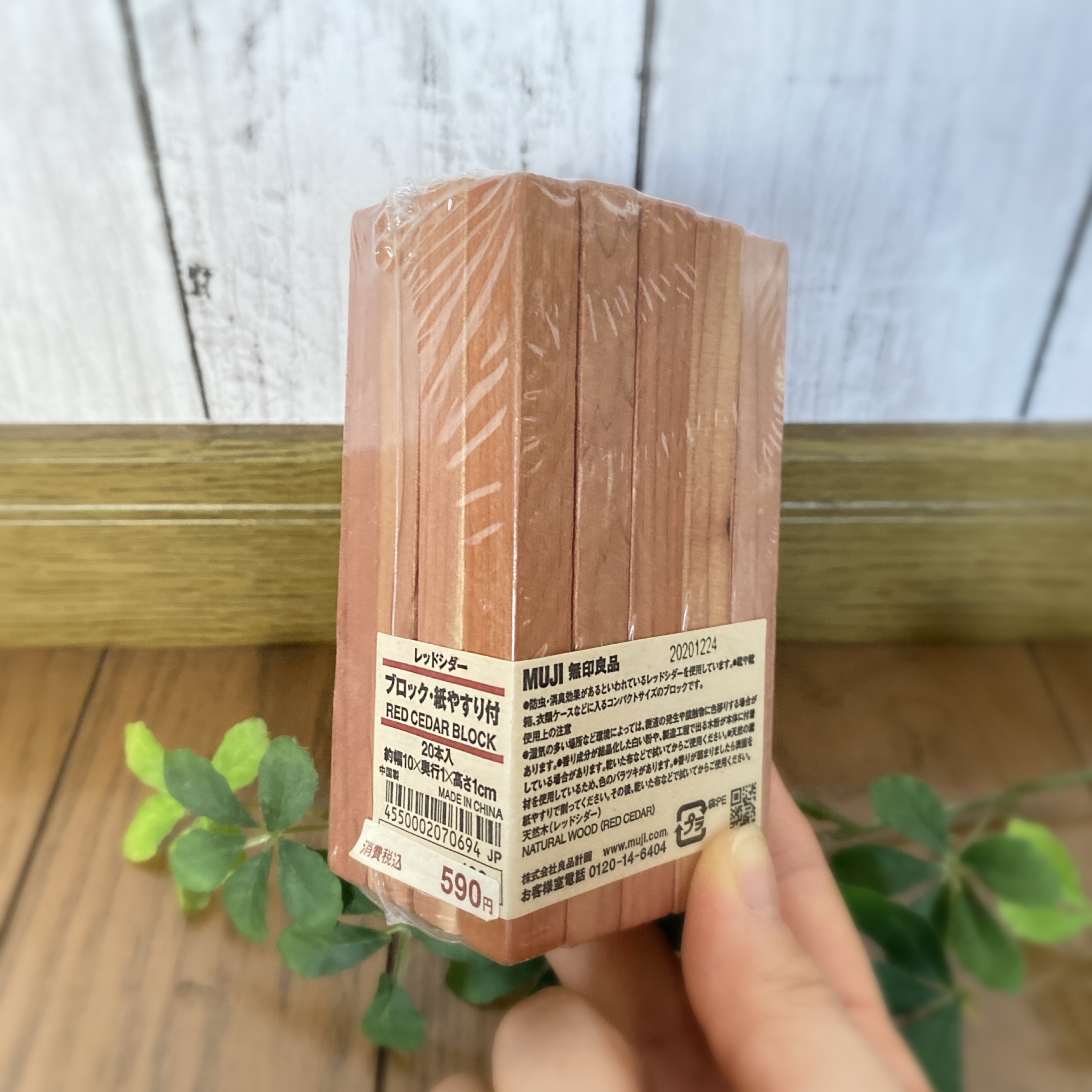 無印レッドシダーブロックで防虫消臭☆ : アリの行列♪